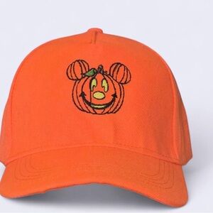 Halloween mickey Pumpkin Face glow in the dark baseball Hat